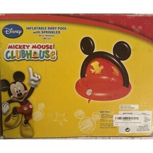 34” Disney Mickey Mouse Clubhouse Sprinkler Baby  Pool  Water 1-3